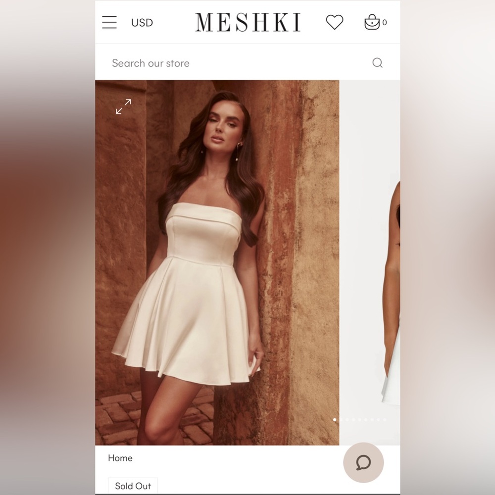 Brand New Eileen Mini Dress from Meshki. Tags on, never worn